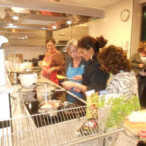 Multicultureel tafelen vrouwen