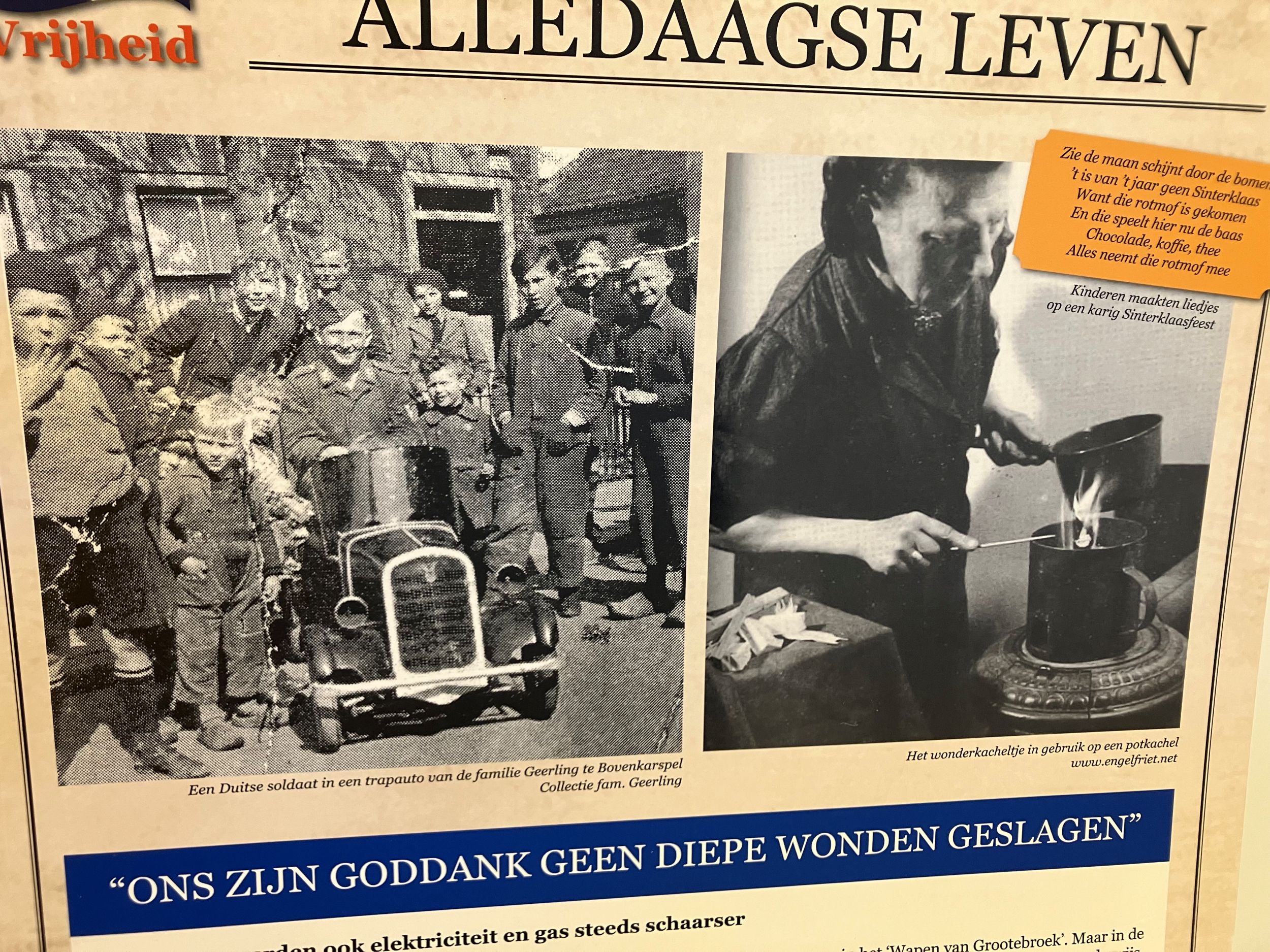 Vrijheidssoep met expositie van Oud Stede Broec
